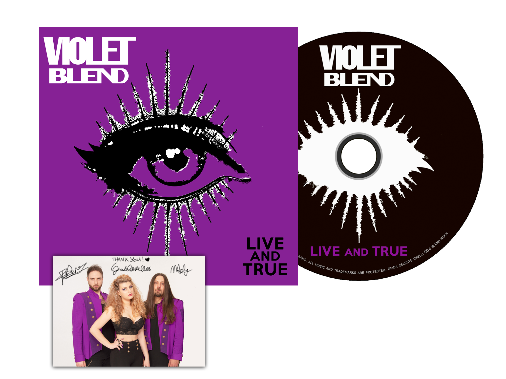 Live and True CD + autographed photo